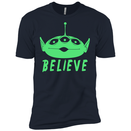 T-Shirts Midnight Navy / X-Small Believe Men's Premium T-Shirt