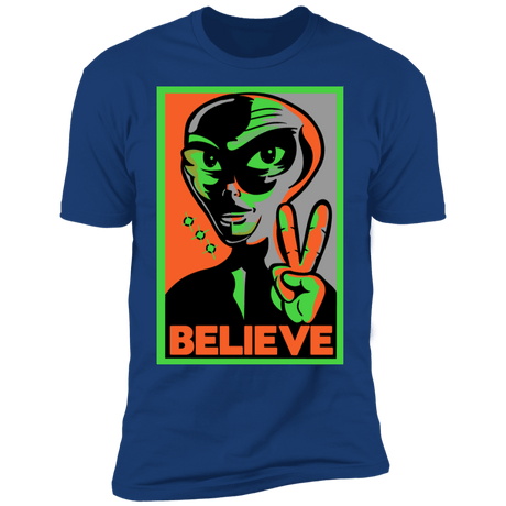 T-Shirts Royal / S Believe Men's Premium T-Shirt