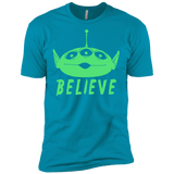 T-Shirts Turquoise / X-Small Believe Men's Premium T-Shirt