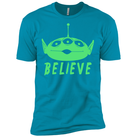 T-Shirts Turquoise / X-Small Believe Men's Premium T-Shirt