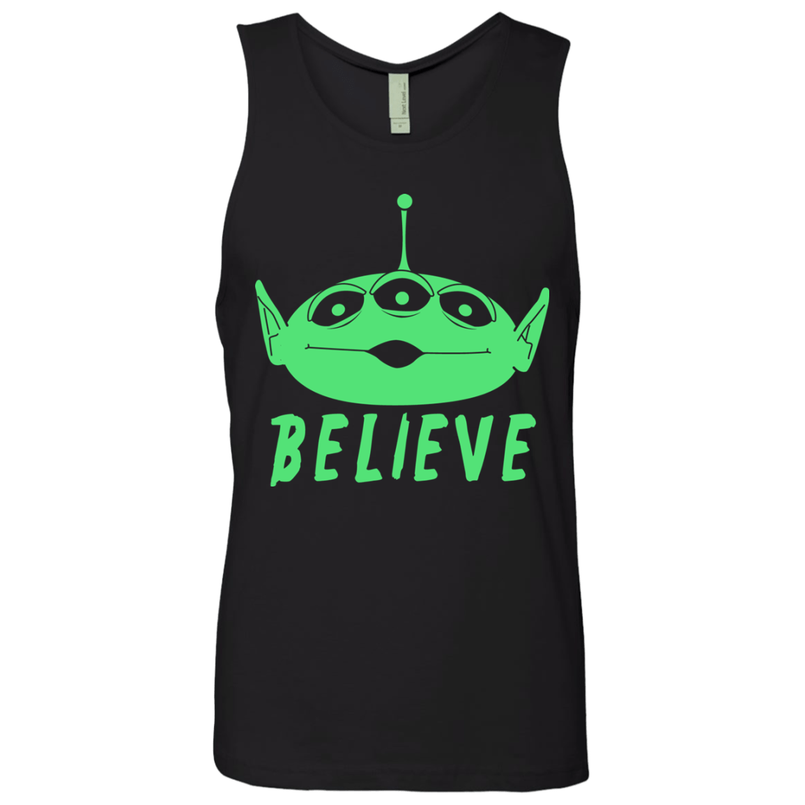 T-Shirts Black / S Believe Men's Premium Tank Top