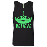 T-Shirts Black / S Believe Men's Premium Tank Top