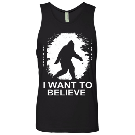 T-Shirts Black / Small Believe Men's Premium Tank Top