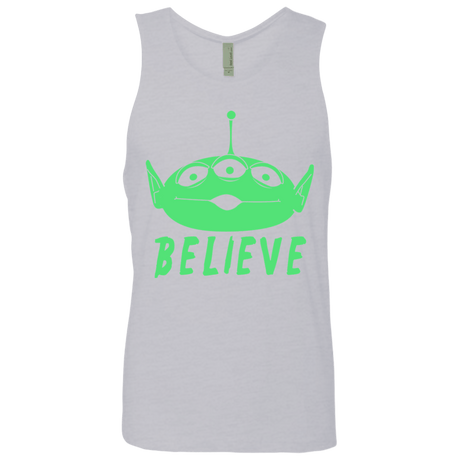 T-Shirts Heather Grey / S Believe Men's Premium Tank Top