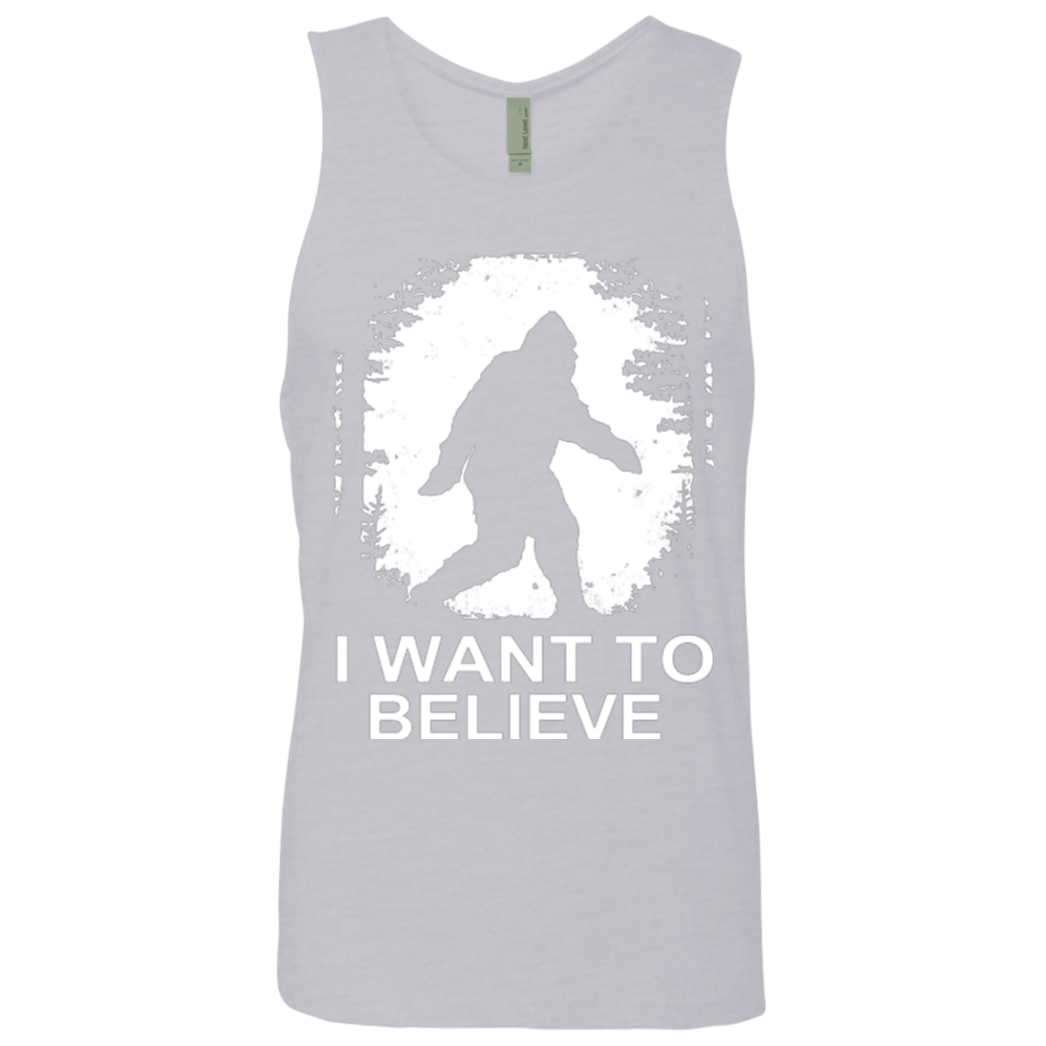 T-Shirts Heather Grey / Small Believe Men's Premium Tank Top