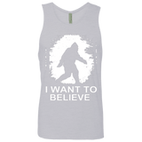 T-Shirts Heather Grey / Small Believe Men's Premium Tank Top