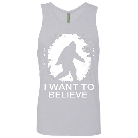 T-Shirts Heather Grey / Small Believe Men's Premium Tank Top