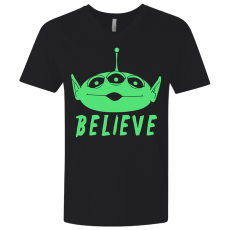 T-Shirts Black / X-Small Believe Men's Premium V-Neck