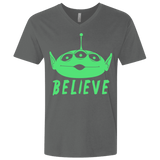 T-Shirts Heavy Metal / X-Small Believe Men's Premium V-Neck