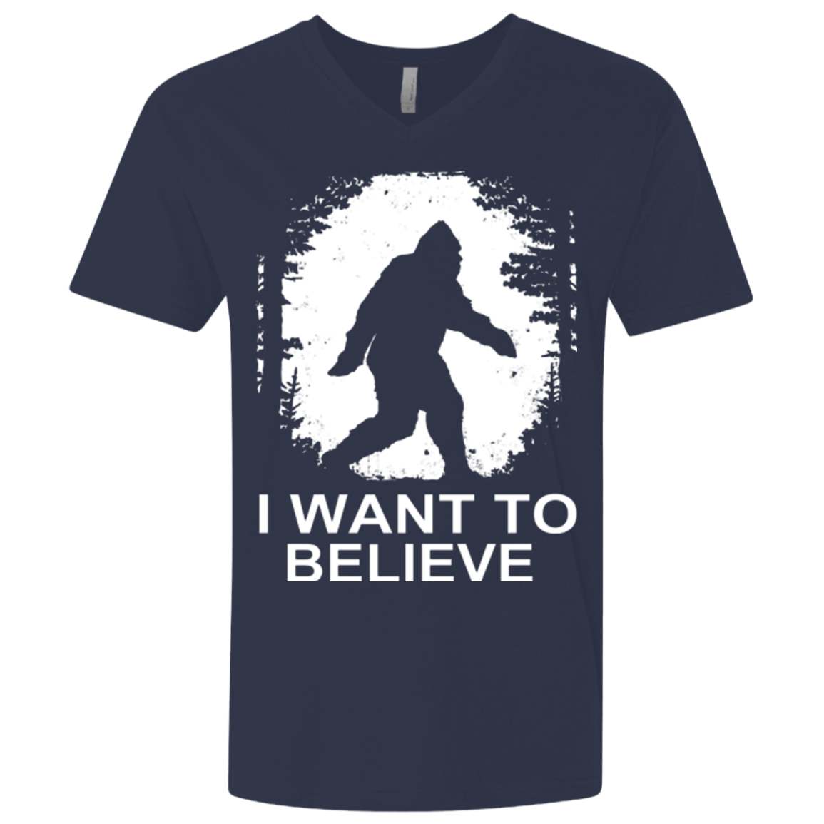 T-Shirts Midnight Navy / X-Small Believe Men's Premium V-Neck