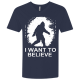 T-Shirts Midnight Navy / X-Small Believe Men's Premium V-Neck
