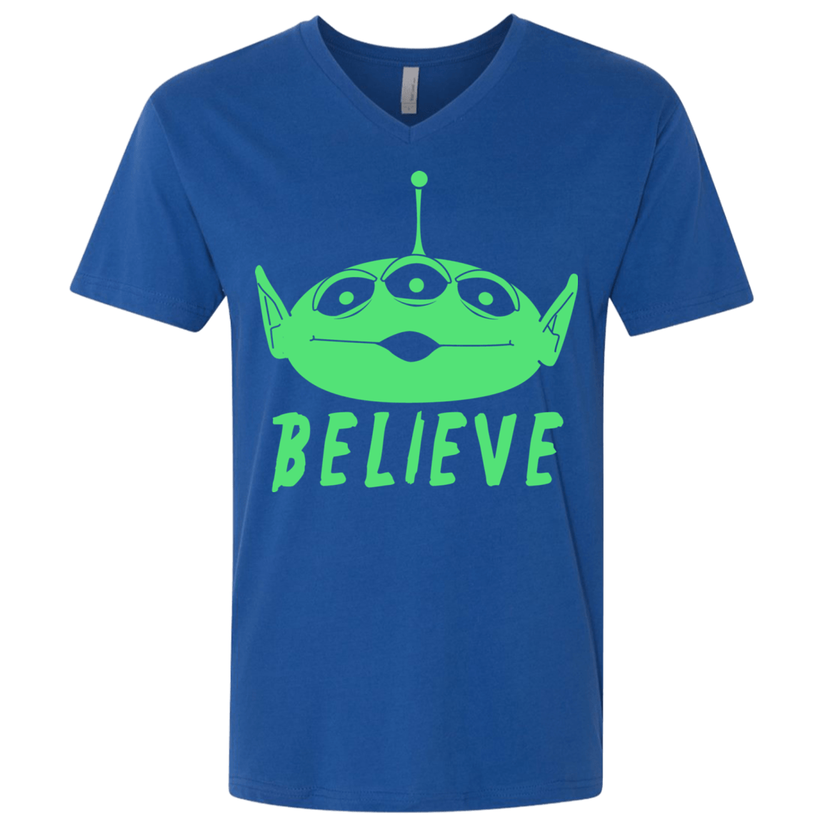 T-Shirts Royal / X-Small Believe Men's Premium V-Neck