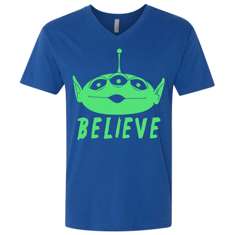 T-Shirts Royal / X-Small Believe Men's Premium V-Neck