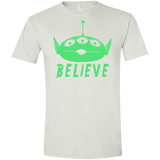 T-Shirts White / X-Small Believe Men's Semi-Fitted Softstyle