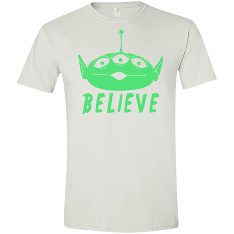 T-Shirts White / X-Small Believe Men's Semi-Fitted Softstyle