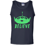 T-Shirts Navy / S Believe Men's Tank Top