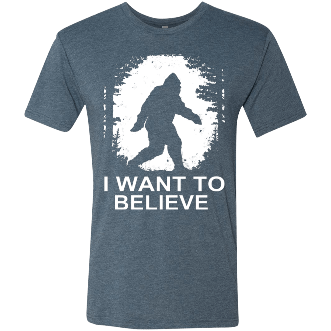 T-Shirts Indigo / Small Believe Men's Triblend T-Shirt