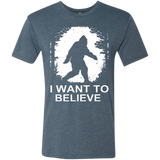 T-Shirts Indigo / Small Believe Men's Triblend T-Shirt
