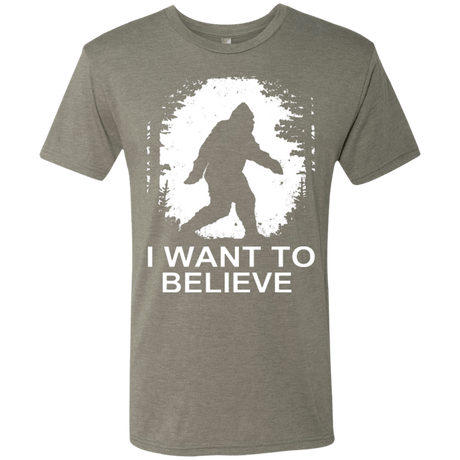T-Shirts Venetian Grey / Small Believe Men's Triblend T-Shirt