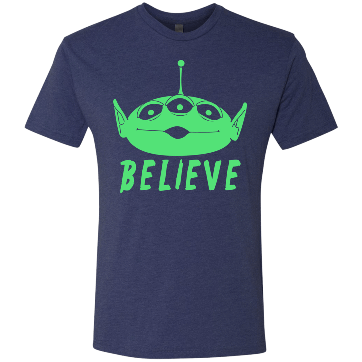 T-Shirts Vintage Navy / S Believe Men's Triblend T-Shirt