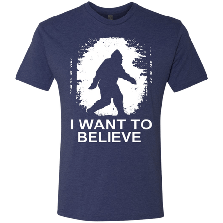 T-Shirts Vintage Navy / Small Believe Men's Triblend T-Shirt