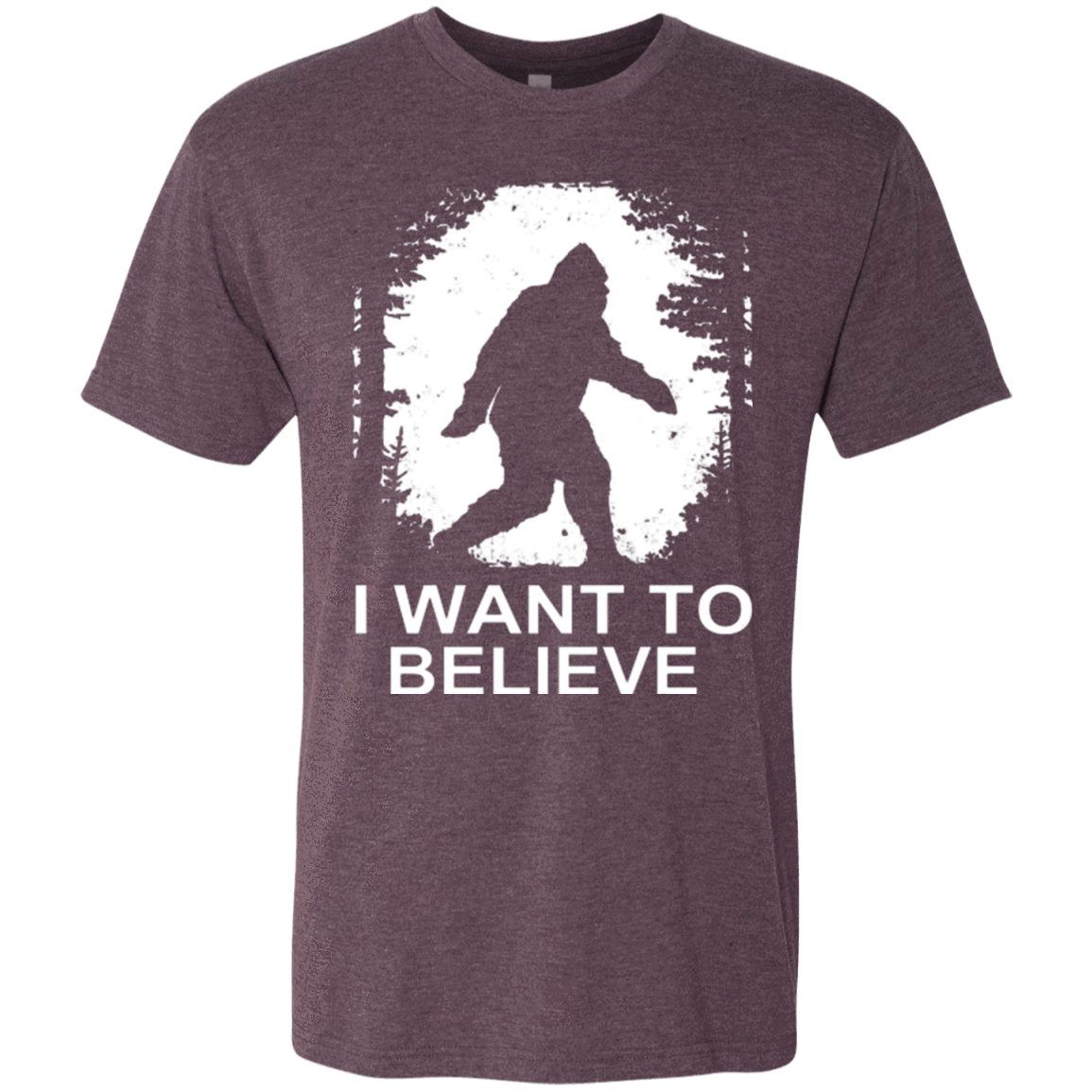 T-Shirts Vintage Purple / Small Believe Men's Triblend T-Shirt
