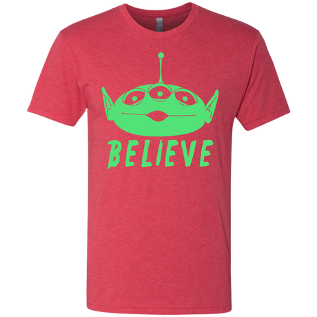 T-Shirts Vintage Red / S Believe Men's Triblend T-Shirt