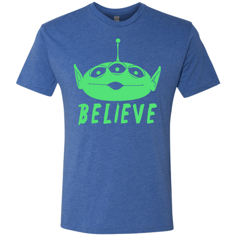 T-Shirts Vintage Royal / S Believe Men's Triblend T-Shirt