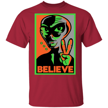 T-Shirts Cardinal / S Believe T-Shirt