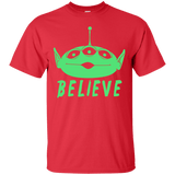 T-Shirts Red / S Believe T-Shirt