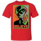 T-Shirts Red / S Believe T-Shirt