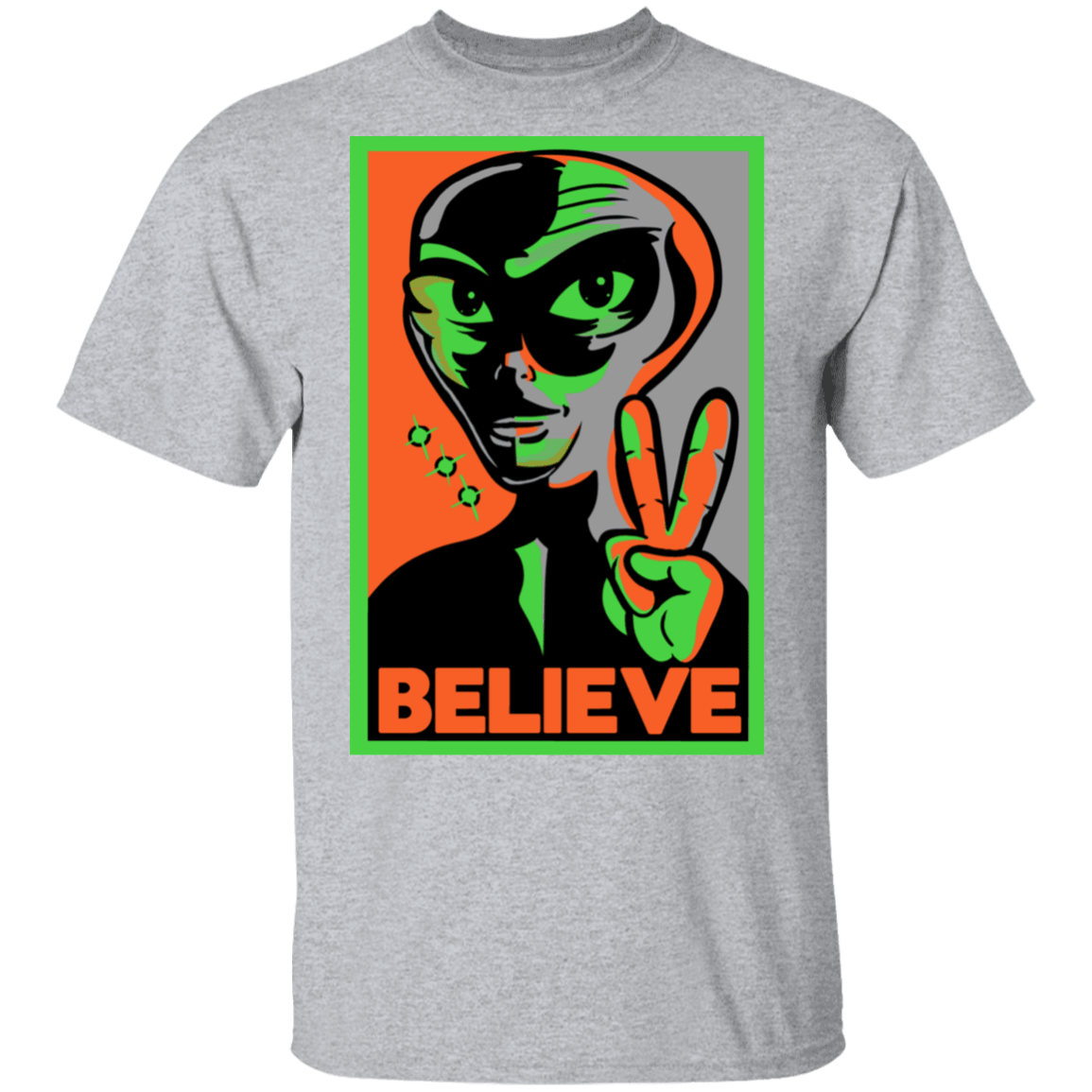 T-Shirts Sport Grey / S Believe T-Shirt