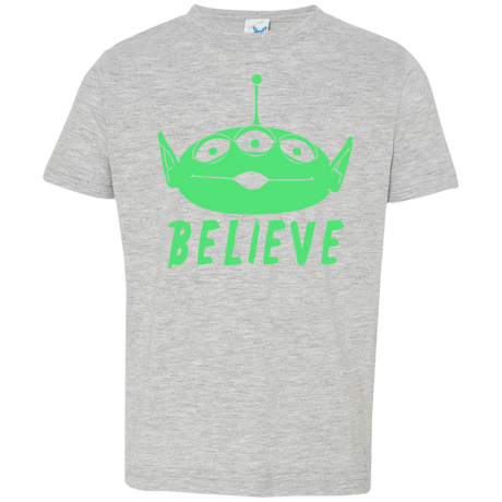 T-Shirts Heather Grey / 2T Believe Toddler Premium T-Shirt