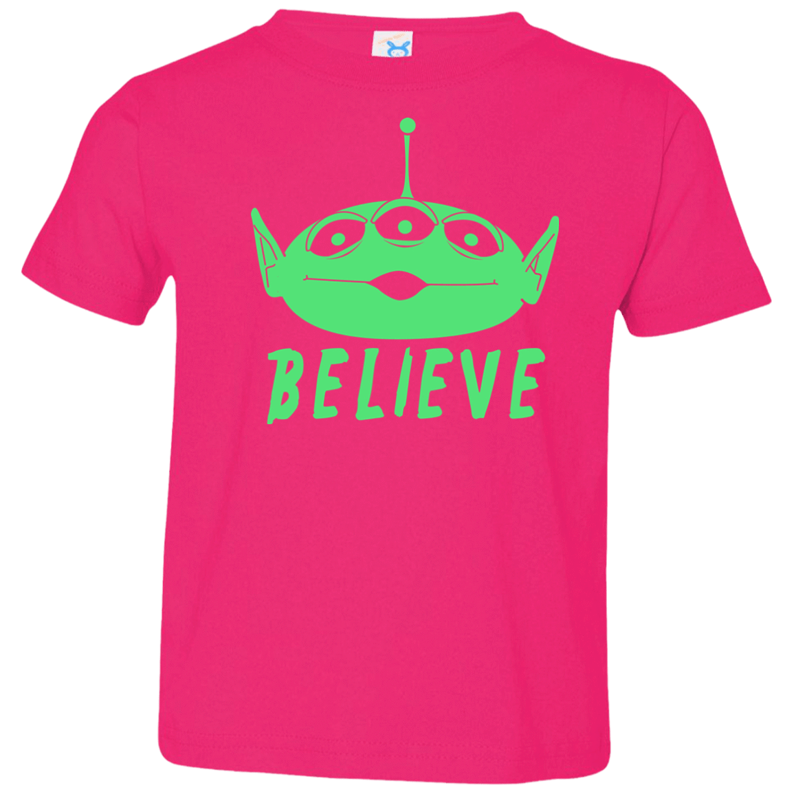 T-Shirts Hot Pink / 2T Believe Toddler Premium T-Shirt