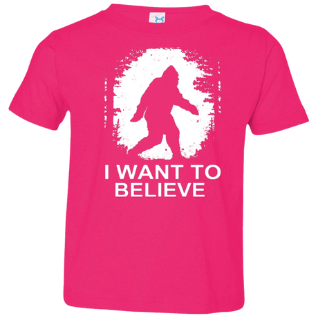 T-Shirts Hot Pink / 2T Believe Toddler Premium T-Shirt