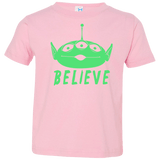 T-Shirts Pink / 2T Believe Toddler Premium T-Shirt