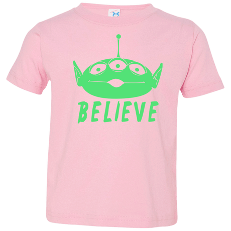 T-Shirts Pink / 2T Believe Toddler Premium T-Shirt