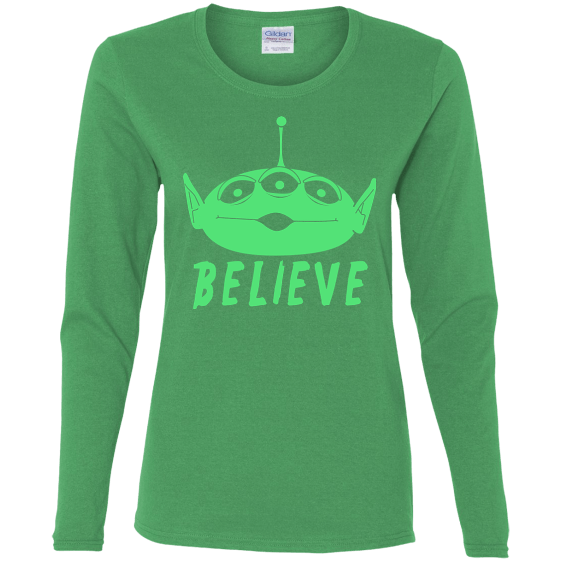 T-Shirts Irish Green / S Believe Women's Long Sleeve T-Shirt