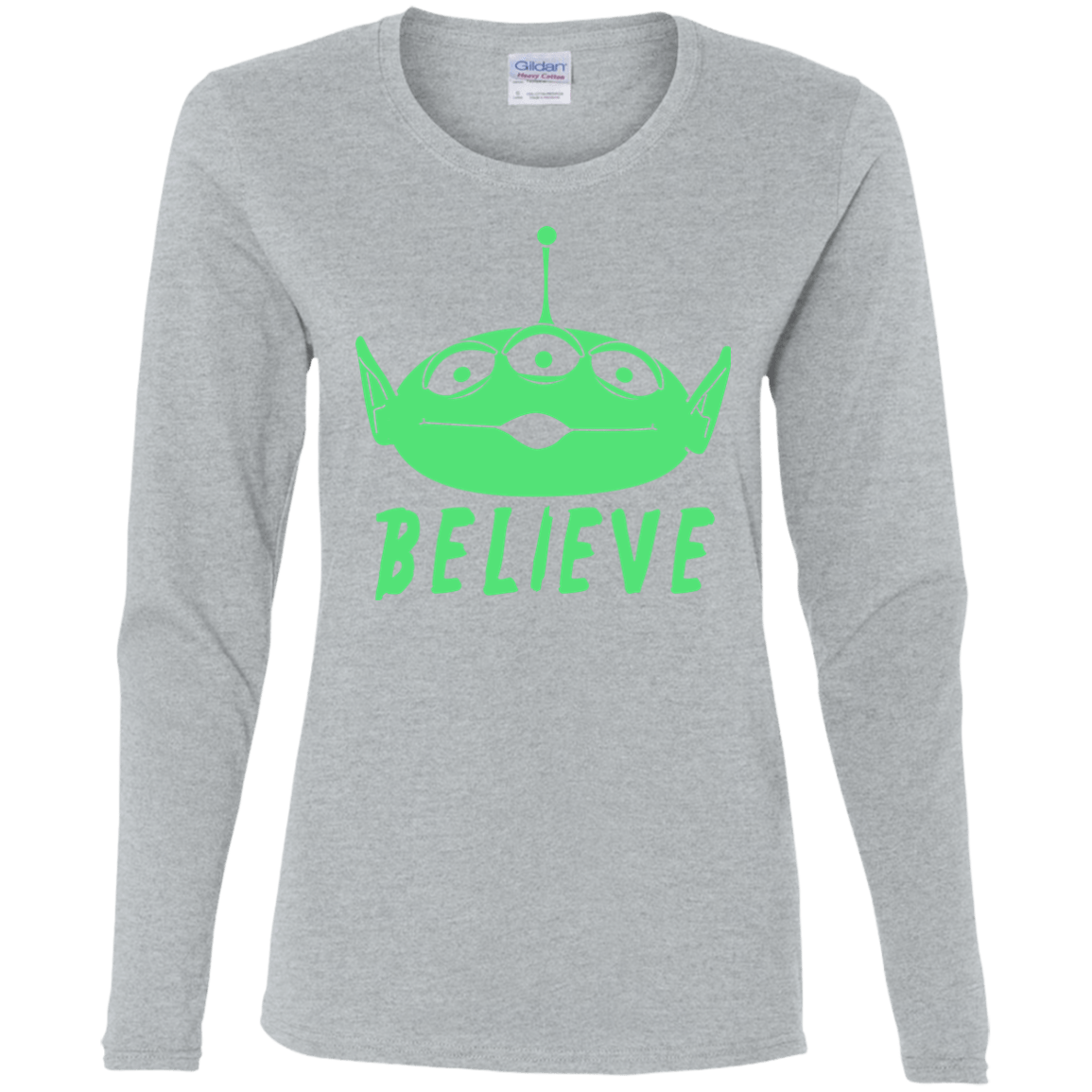 T-Shirts Sport Grey / S Believe Women's Long Sleeve T-Shirt