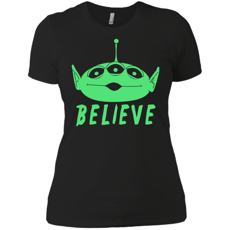 T-Shirts Black / X-Small Believe Women's Premium T-Shirt