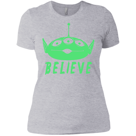 T-Shirts Heather Grey / X-Small Believe Women's Premium T-Shirt
