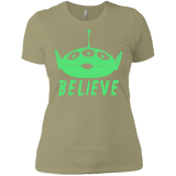 T-Shirts Light Olive / X-Small Believe Women's Premium T-Shirt