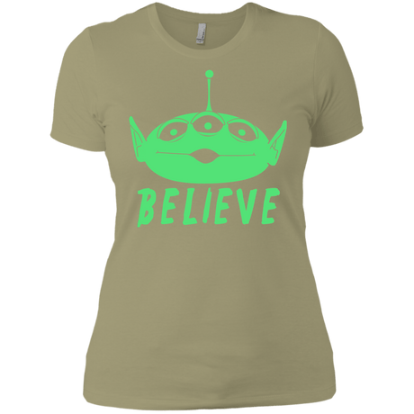 T-Shirts Light Olive / X-Small Believe Women's Premium T-Shirt