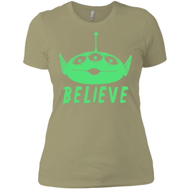 T-Shirts Light Olive / X-Small Believe Women's Premium T-Shirt