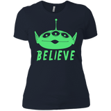 T-Shirts Midnight Navy / X-Small Believe Women's Premium T-Shirt