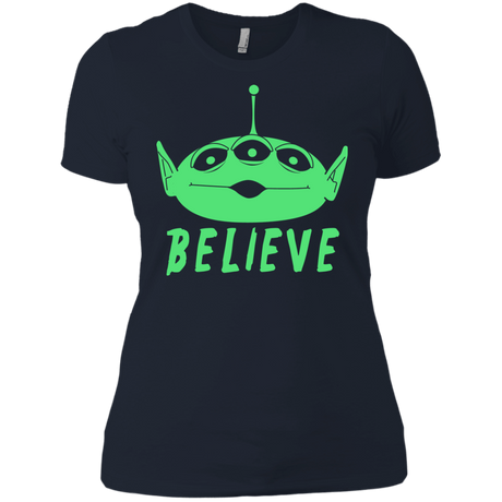 T-Shirts Midnight Navy / X-Small Believe Women's Premium T-Shirt