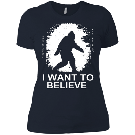 T-Shirts Midnight Navy / X-Small Believe Women's Premium T-Shirt