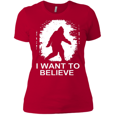 T-Shirts Red / X-Small Believe Women's Premium T-Shirt