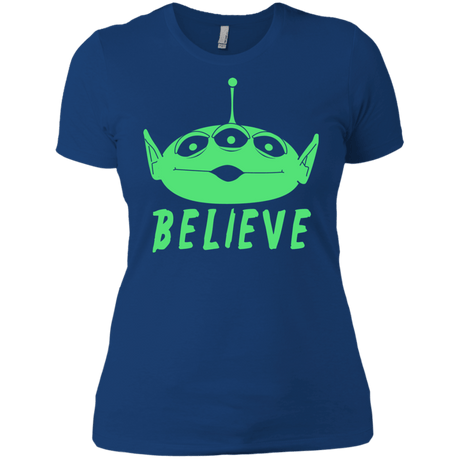 T-Shirts Royal / X-Small Believe Women's Premium T-Shirt