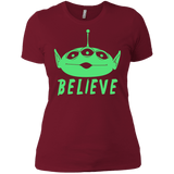 T-Shirts Scarlet / X-Small Believe Women's Premium T-Shirt